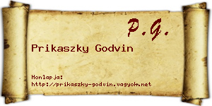 Prikaszky Godvin névjegykártya